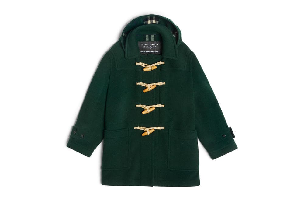 Gosha Rubchinskiy Burberry Fall Winter 2018 Collection Coats Shirts Hat Scarf Shoes