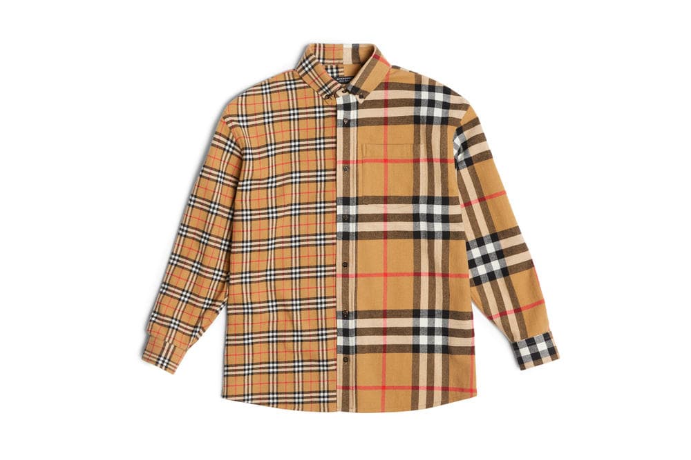 Gosha Rubchinskiy Burberry Fall Winter 2018 Collection Coats Shirts Hat Scarf Shoes