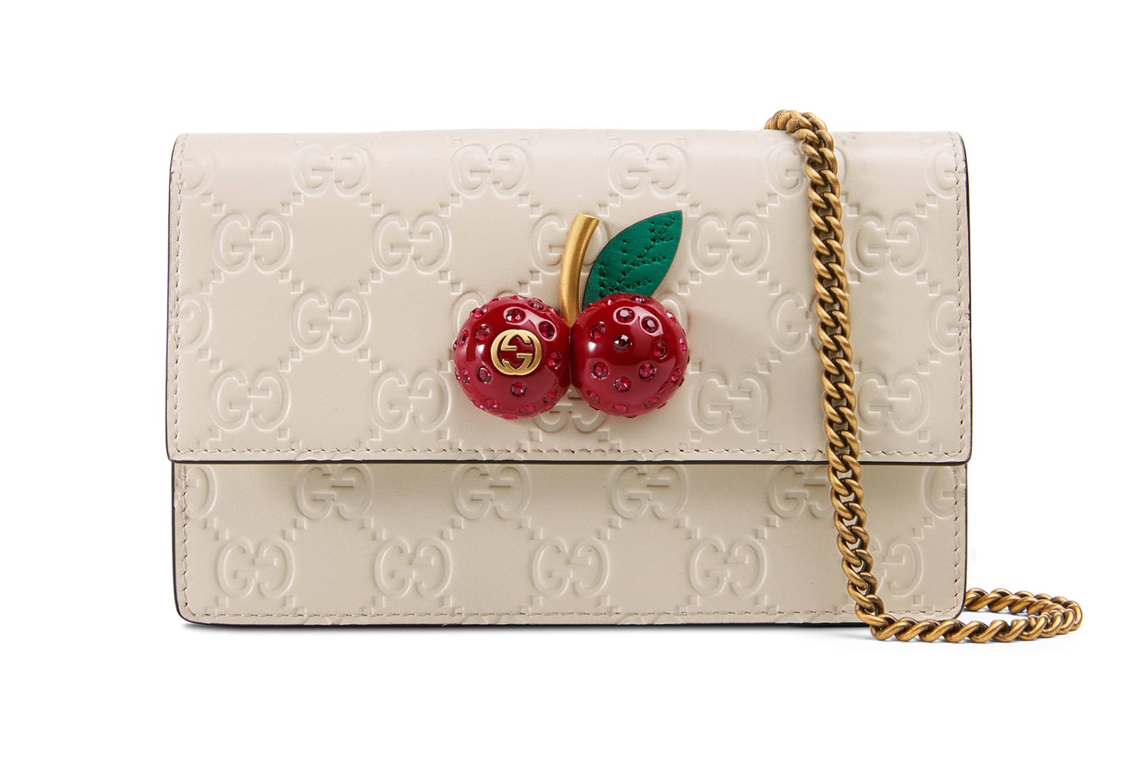 Gucci Cherry Shoulder Bag, Card Holder 