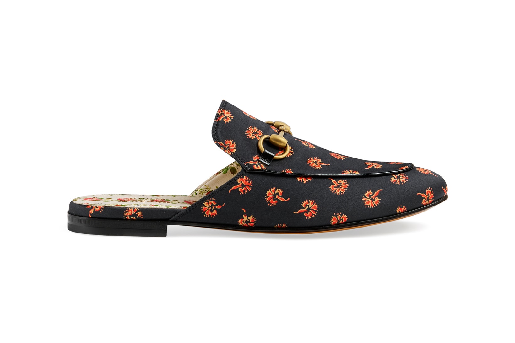 Gucci Garden Capsule Collection Princetown Slipper Black Red