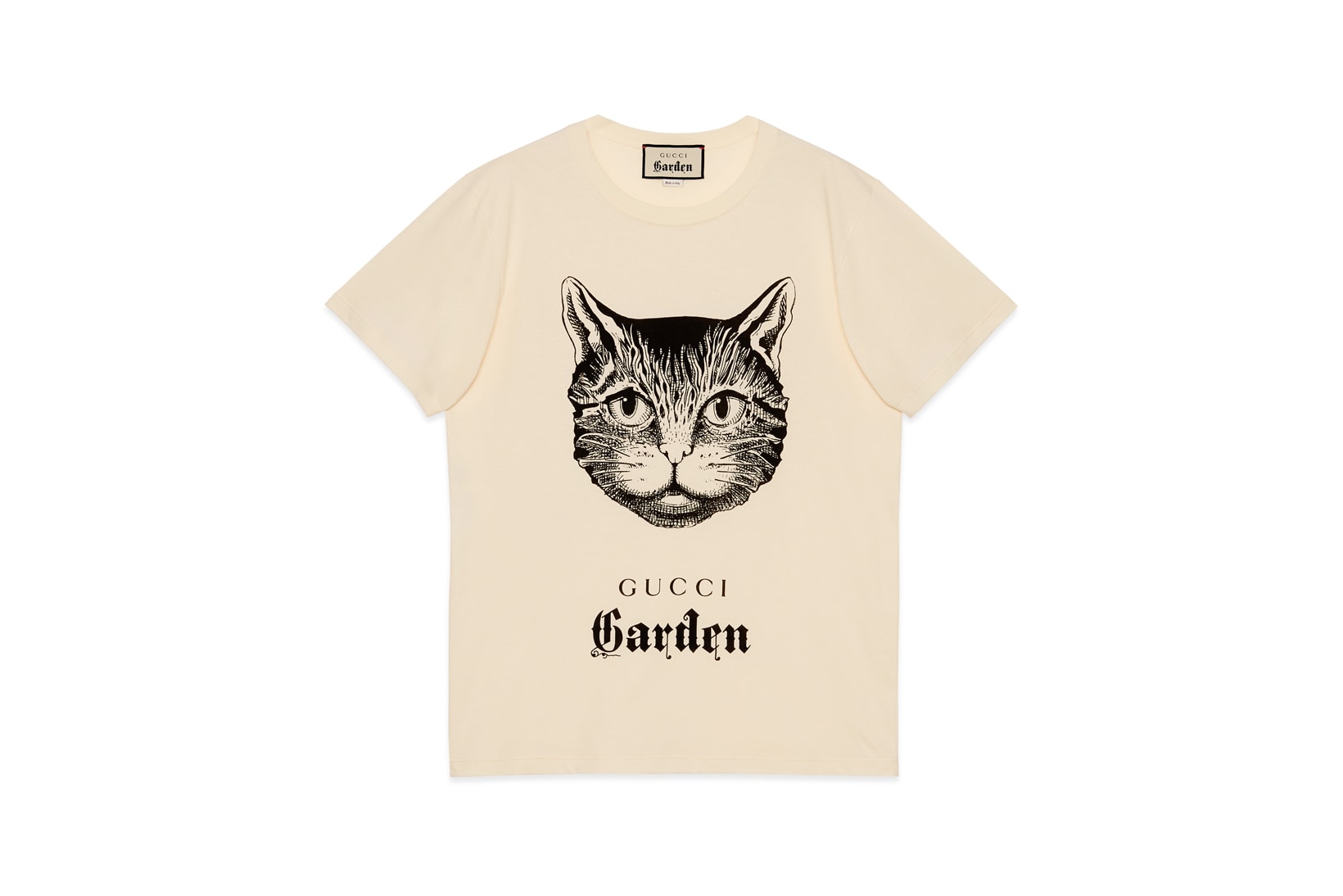 Gucci Garden Capsule Collection Cat T-shirt Cream