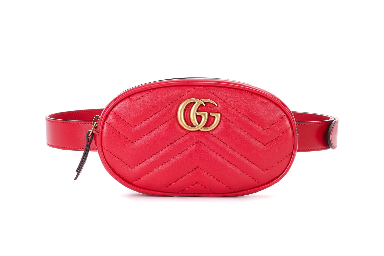 Dionysus chain wallet leather crossbody bag Gucci Red in Leather - 40906989