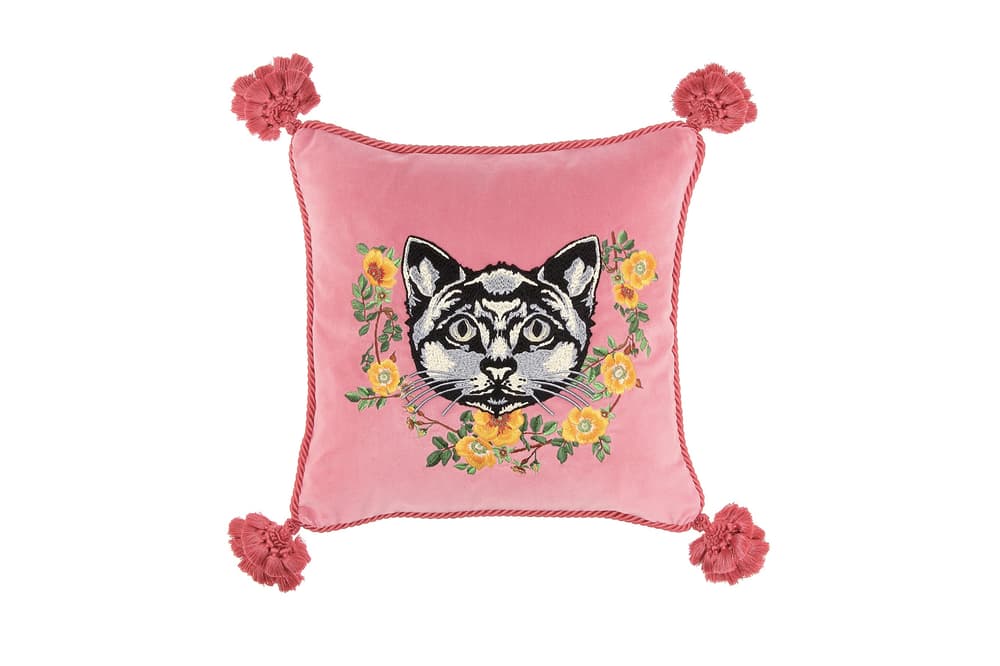 Gucci Homeware Collection Candle Cushion Chair Table Tray Incense Burner Wallpaper
