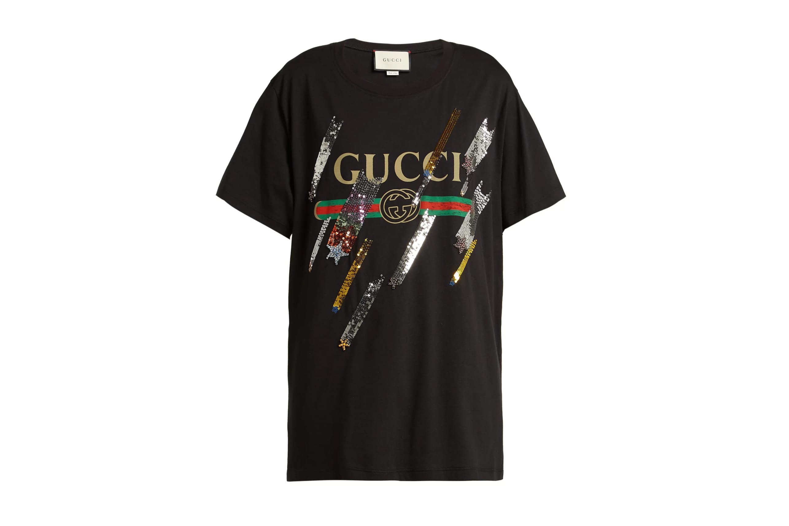 Gucci Vintage Logo T-Shirt with Sequins 