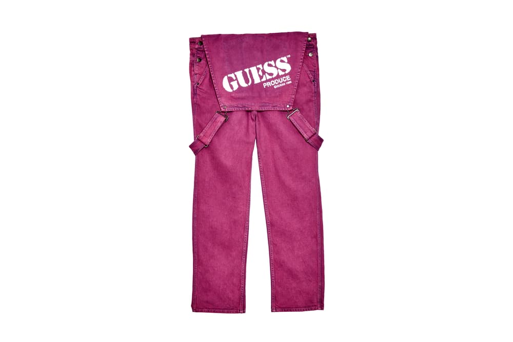 GUESS Jeans USA "Farmers Market" Collection Sean Wotherspoon Vegan Dye Streetwear Fashion Dungarees Overalls T-Shirt Hoodie