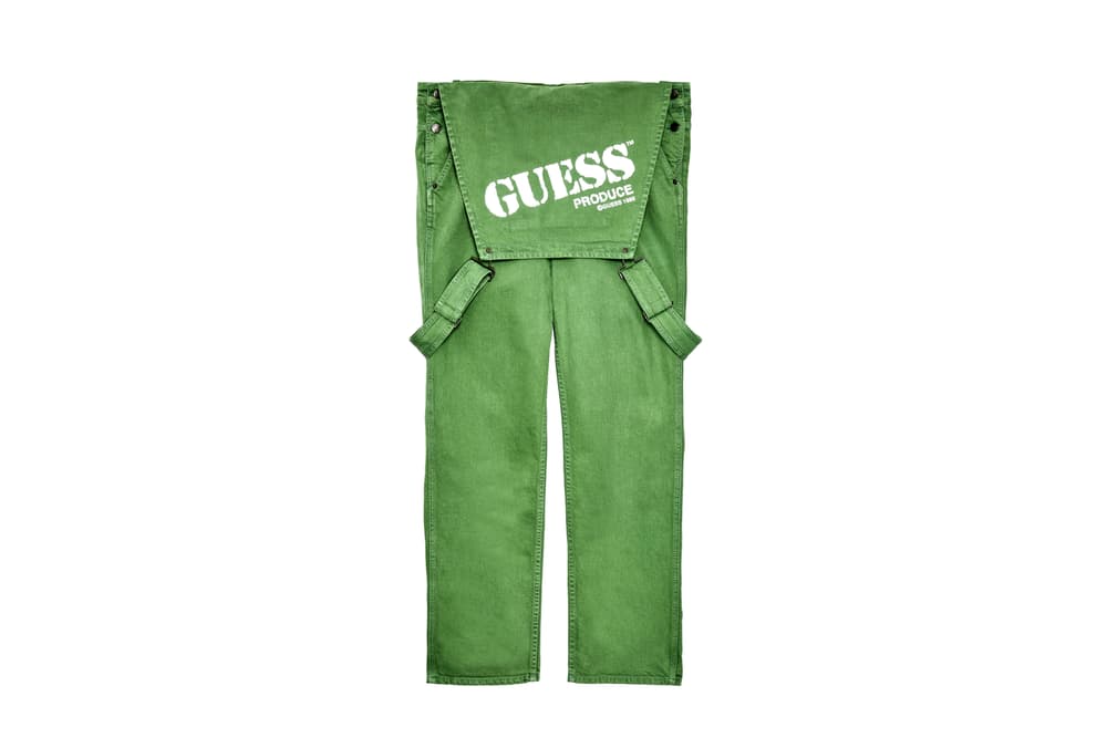 GUESS Jeans USA "Farmers Market" Collection Sean Wotherspoon Vegan Dye Streetwear Fashion Dungarees Overalls T-Shirt Hoodie