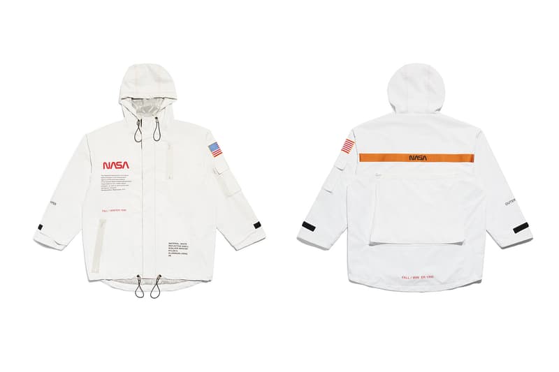 Heron Preston NASA Jacket White