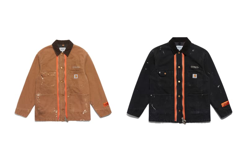 Heron Preston Carhartt WIP Jacket Tan Black