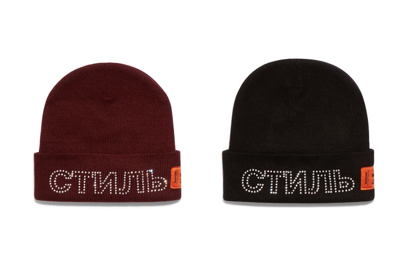 Heron Preston Carhartt WIP Hats Maroon Black