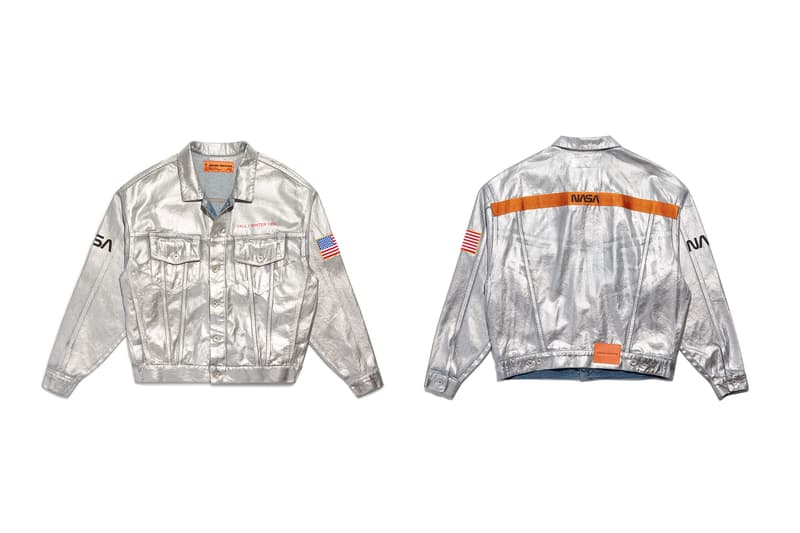 Heron Preston NASA Silver Jacket