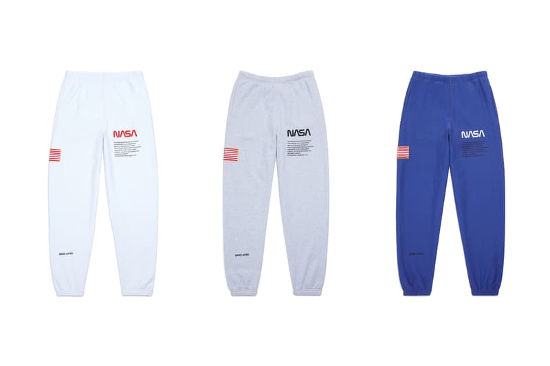 Heron Preston NASA Sweatpants White Gray Blue