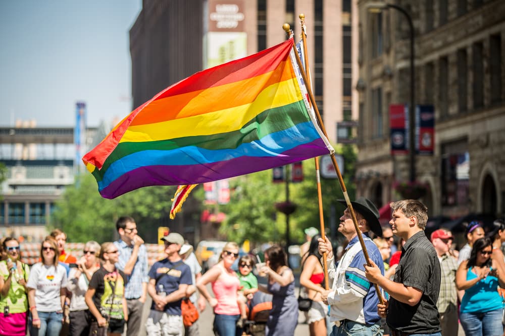 Here's the History of the Pride Rainbow Flag Gilbert Baker Art LGBTQ Pride MOnth