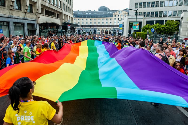 Here's the History of the Pride Rainbow Flag Gilbert Baker Art LGBTQ Pride MOnth