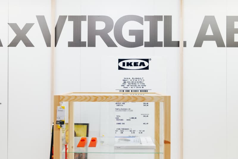 Closer Look at Virgil Abloh's IKEA Collaboration Furniture "MARKERAD"