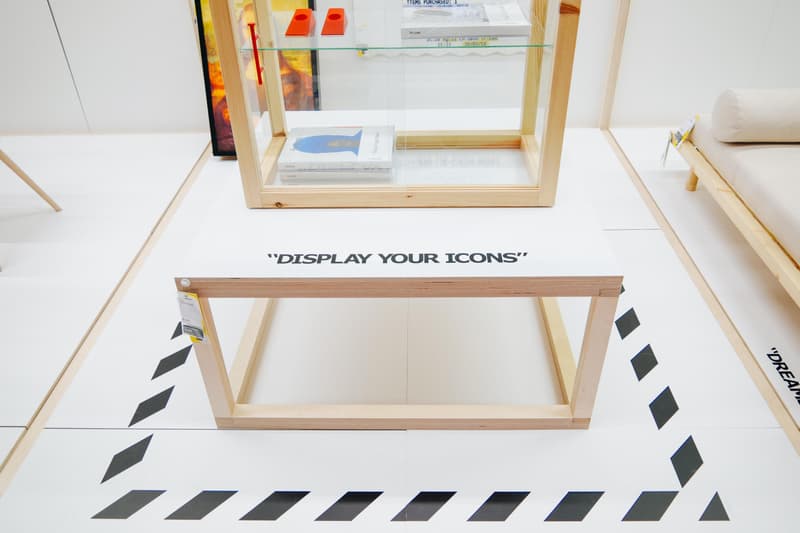 Closer Look at Virgil Abloh's IKEA Collaboration Furniture "MARKERAD"