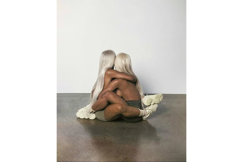 Kanye West Releases SUPERMOON Instagram Ad Campaign Clermont Twins Shorts YEEZY 500 Super Moon Yellow