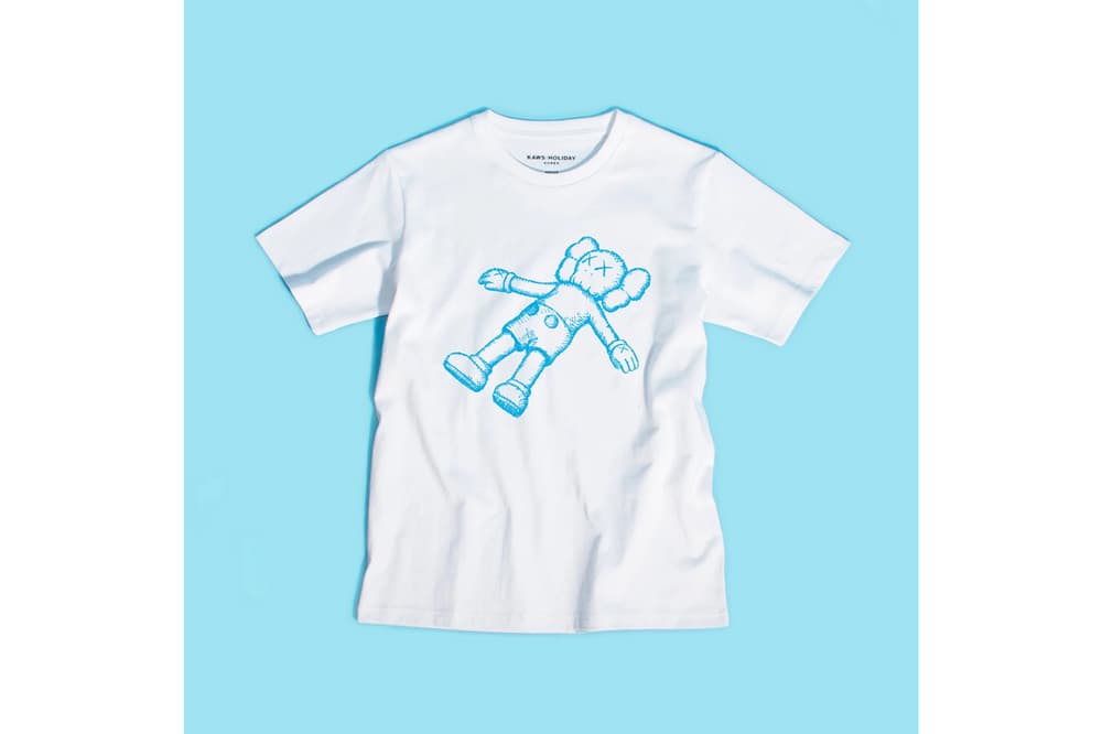 KAWS:HOLIDAY Seoul Seokchon Lake Korea T-shirt White