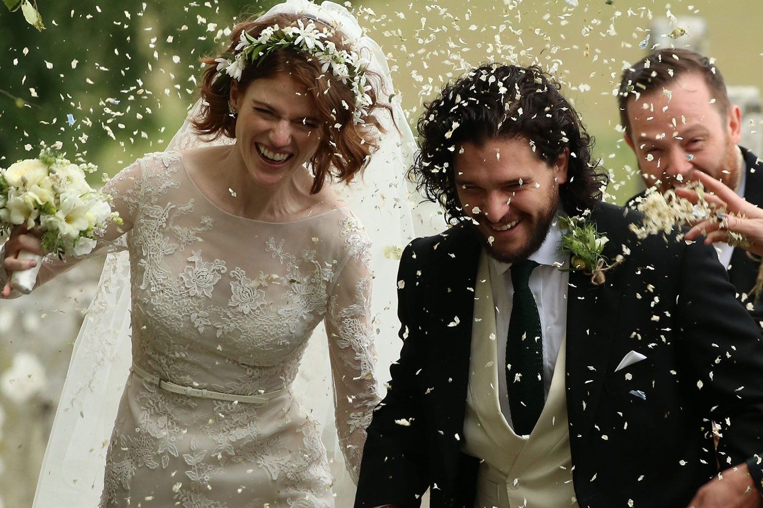 Game of Thrones Kit Harington Rose Leslie Wedding Scotland Married June 23 2018