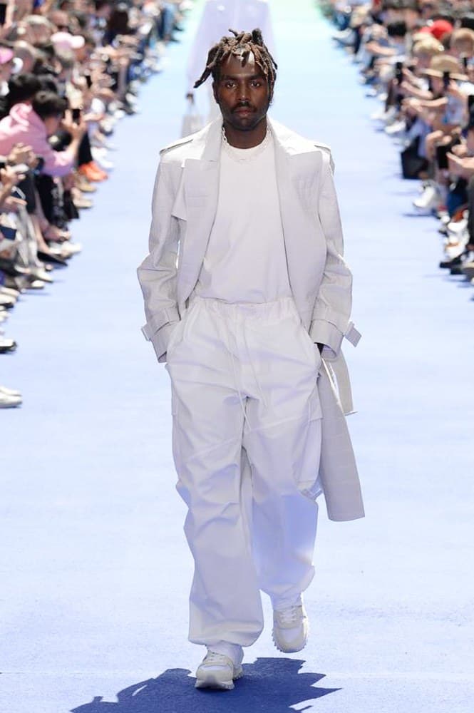 Virgil Abloh Louis Vuitton Paris Fashion Week Men's 2019 All White Look