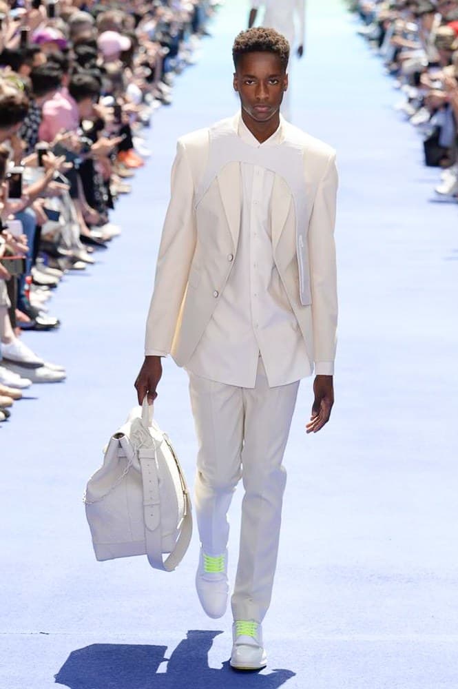 Virgil Abloh Louis Vuitton Paris Fashion Week Men's 2019 All White Look