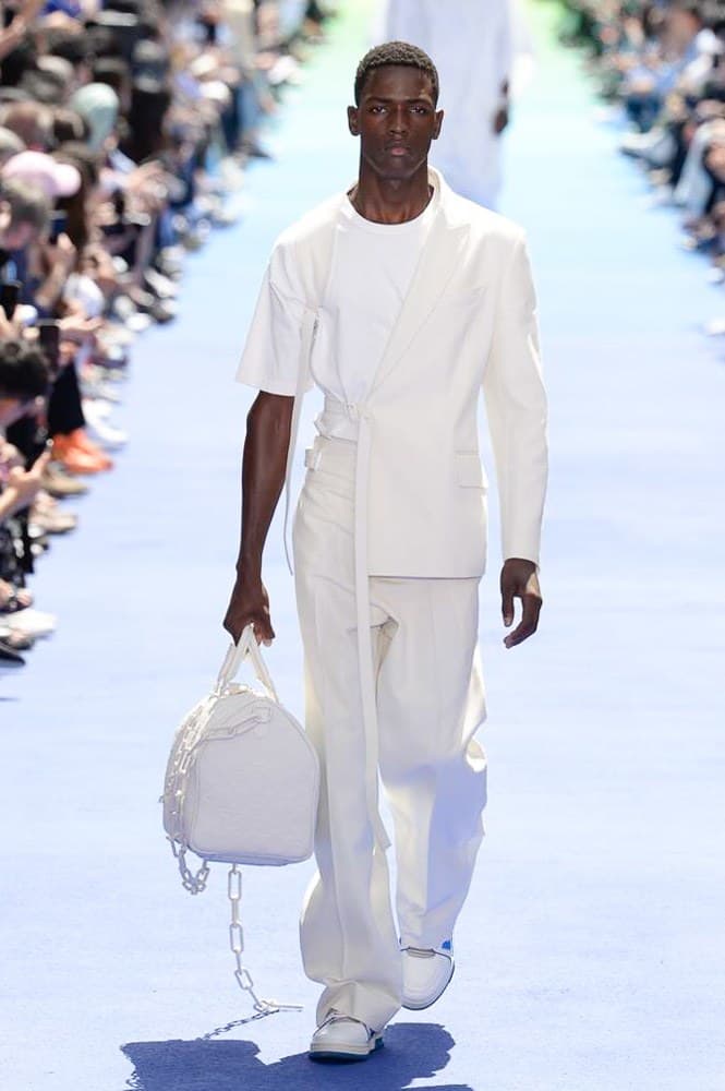 Virgil Abloh Louis Vuitton Paris Fashion Week Men's 2019 All White Look