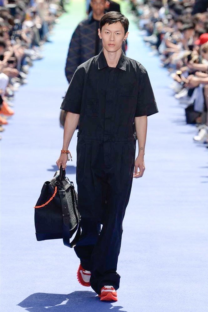Virgil Abloh Louis Vuitton Paris Fashion Week Men's 2019 All Black Bag