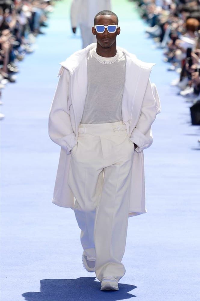 Virgil Abloh Louis Vuitton Paris Fashion Week Men's 2019 All White Look