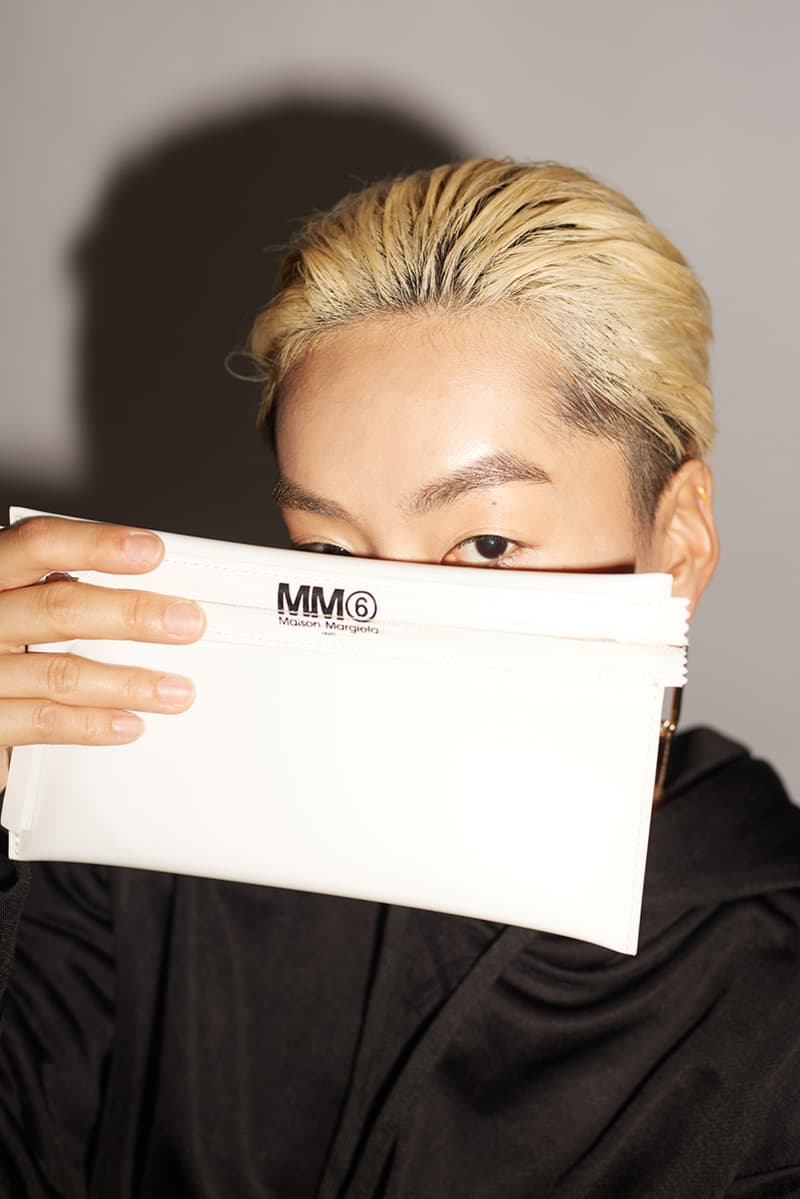 HBX HBXWM The New Classic Spring/Summer 2018 Editorial MM6 Maison Margiela Sleep Tight Tight Tiger Zip Pouch White