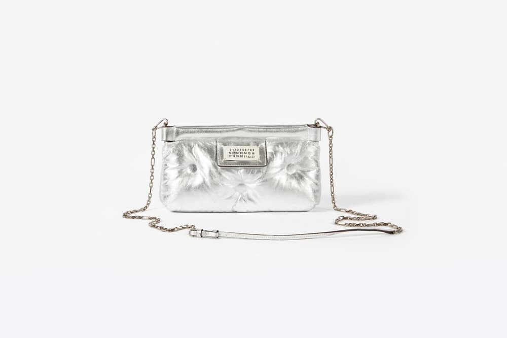 maison margiela john galliano glam slam bags new fw18 fluorescent yellow pink metallic puffy