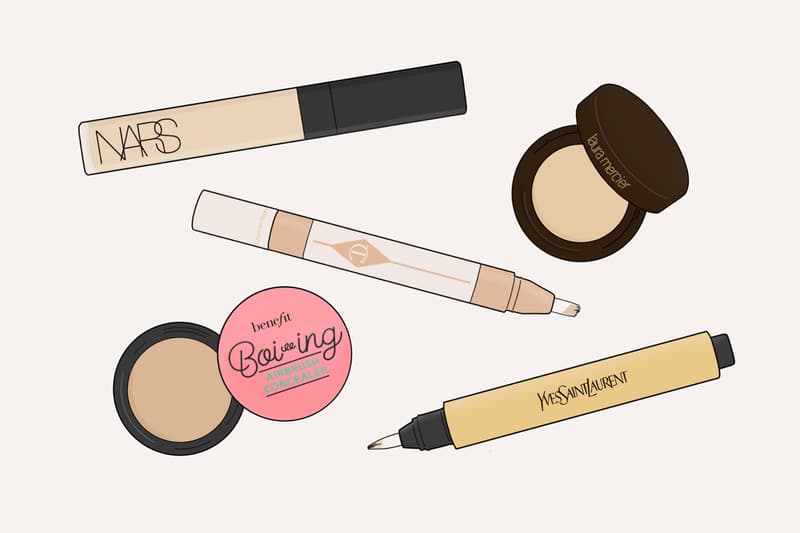 Concealers Makeup Beauty Illustration YSL NARS Radiant Creamy Concealer Benefit Cosmetics Charlotte Tilbury Laura Mercier