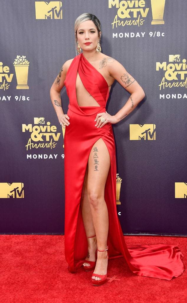 MTV Movie & TV Awards Best Dressed Red Carpet Kim Kardashian Zendaya Halsey Yara Shahidi Tiffany Haddish