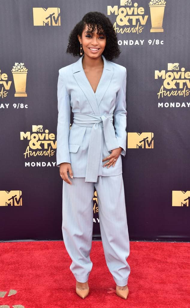 MTV Movie & TV Awards Best Dressed Red Carpet Kim Kardashian Zendaya Halsey Yara Shahidi Tiffany Haddish