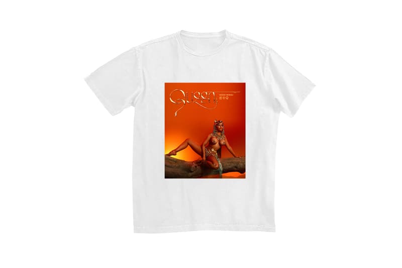 Nicki Minaj NICKIHNDRXX Tour Merch Queen T-shirt White