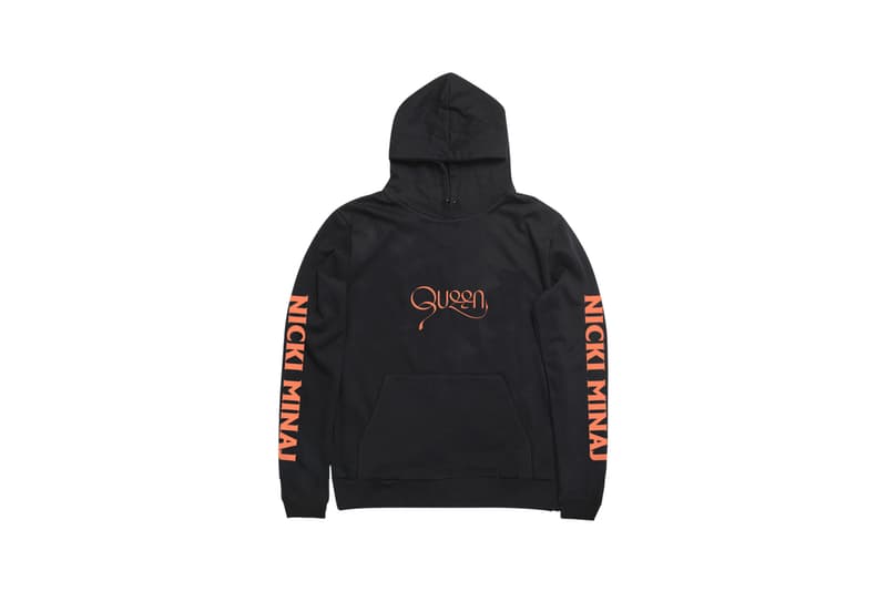 Nicki Minaj NICKIHNDRXX Tour Merch Queen Hoodie Black