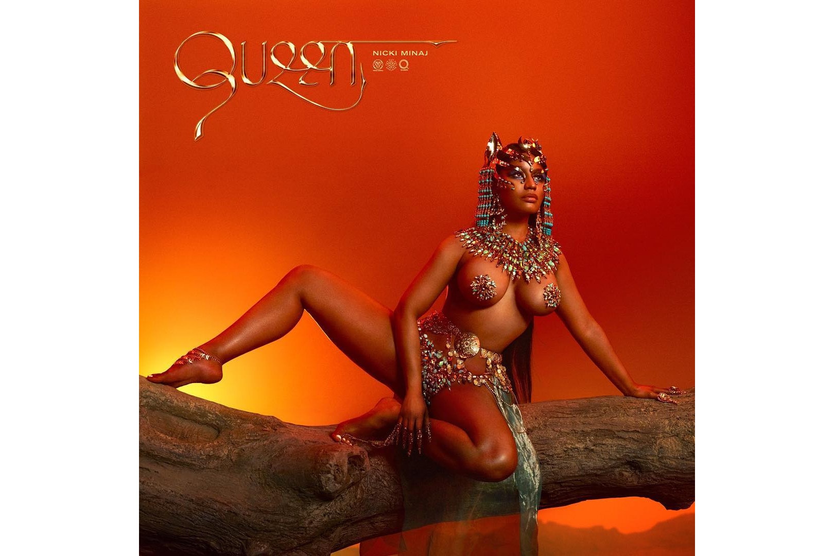 Nicki Minaj 'Queen' Album Cover Reveal Music Drop Track Chun-Li Barbie Tingz Cleopatra