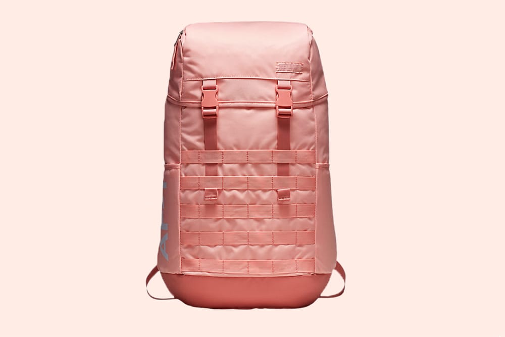 lyst nike sportswear af1 backpack pink 