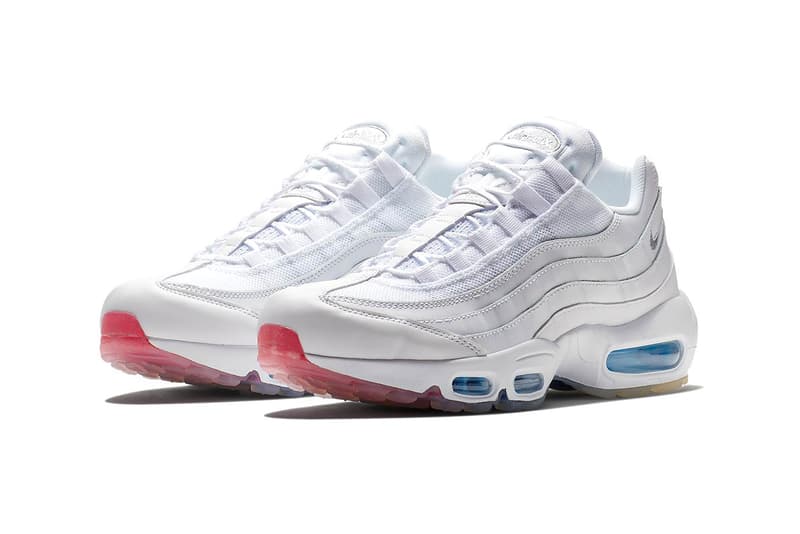 Nike Air Max 95 White Photo Blue Glacier Blue Metallic Silver