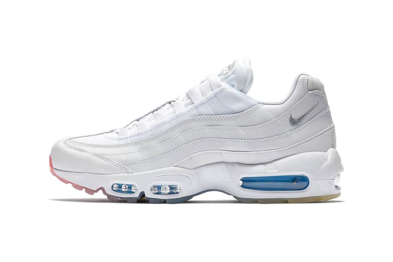 Nike Air Max 95 White Photo Blue Glacier Blue Metallic Silver