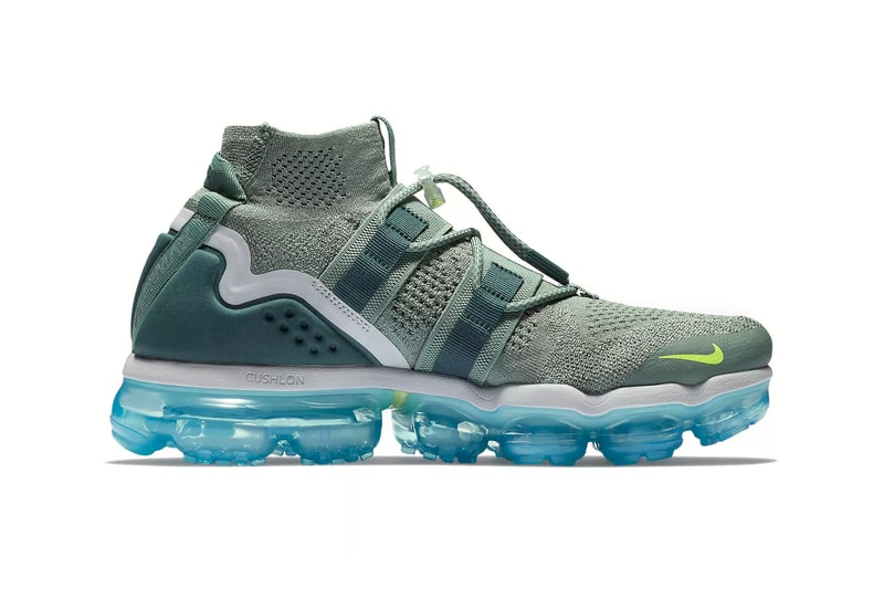 Nike Air VaporMax Flyknit Utility Clay Green Barely Grey