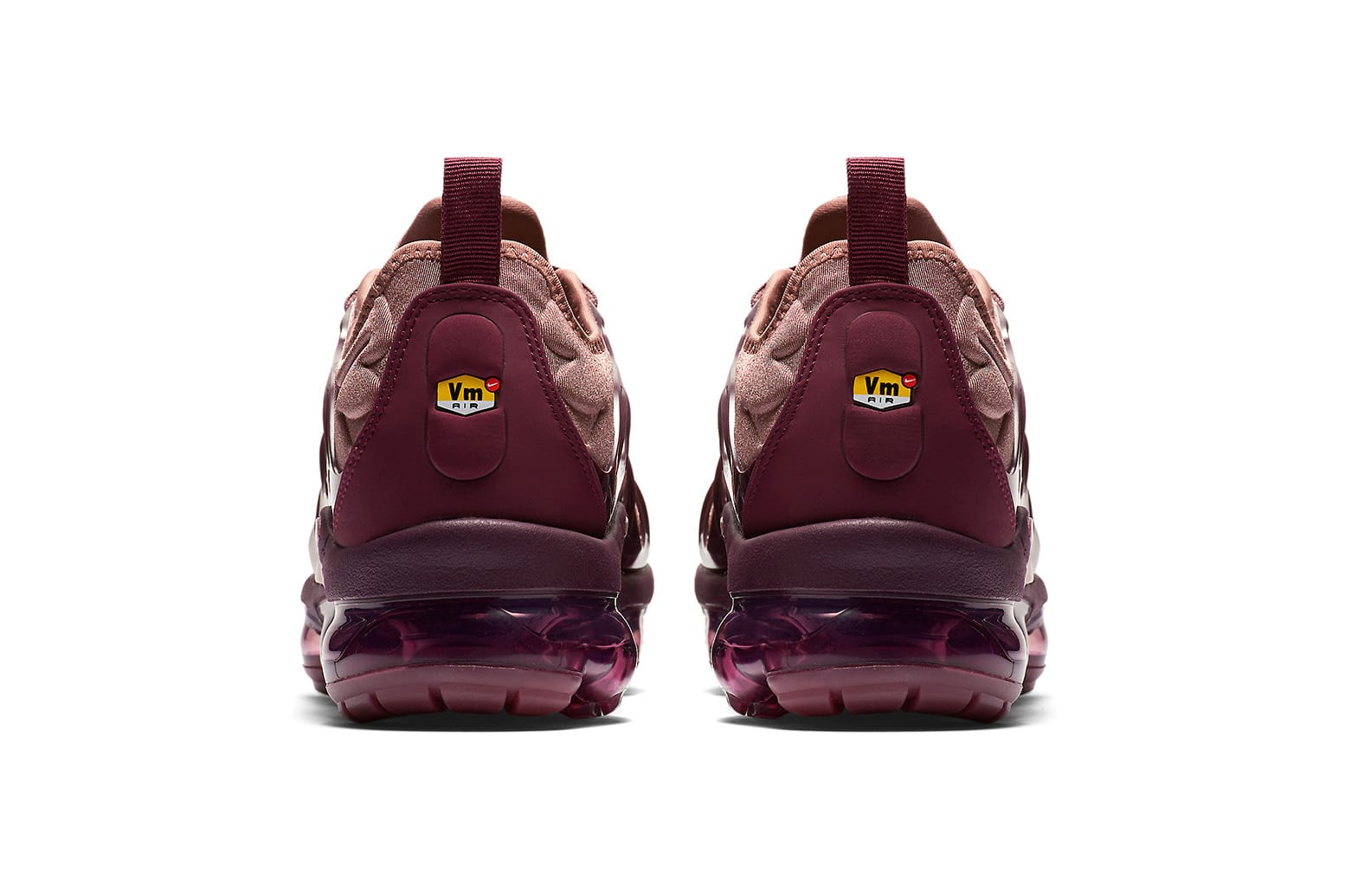 Air VaporMax Plus in Mauve and Burgundy 