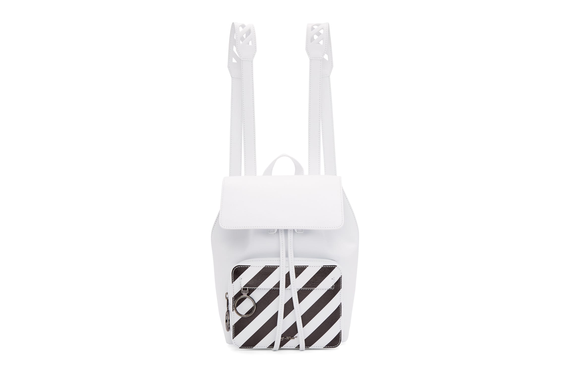 OFF-WHITE Small Diagonal Backpack Black