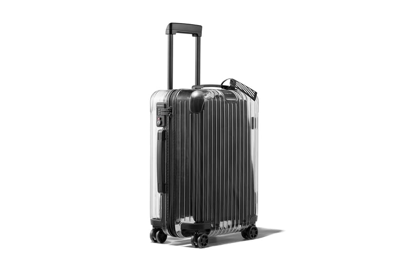 x RIMOWA Transparent Suitcase Collab 