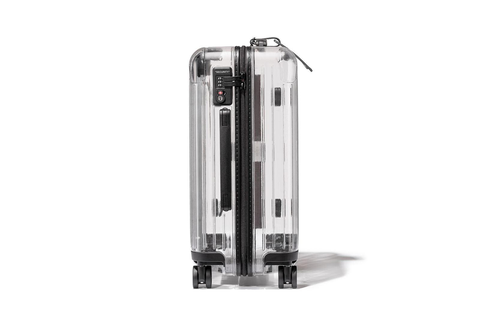 Off-White Topas Multiwheel Transparent Suitcase – Fabriqe