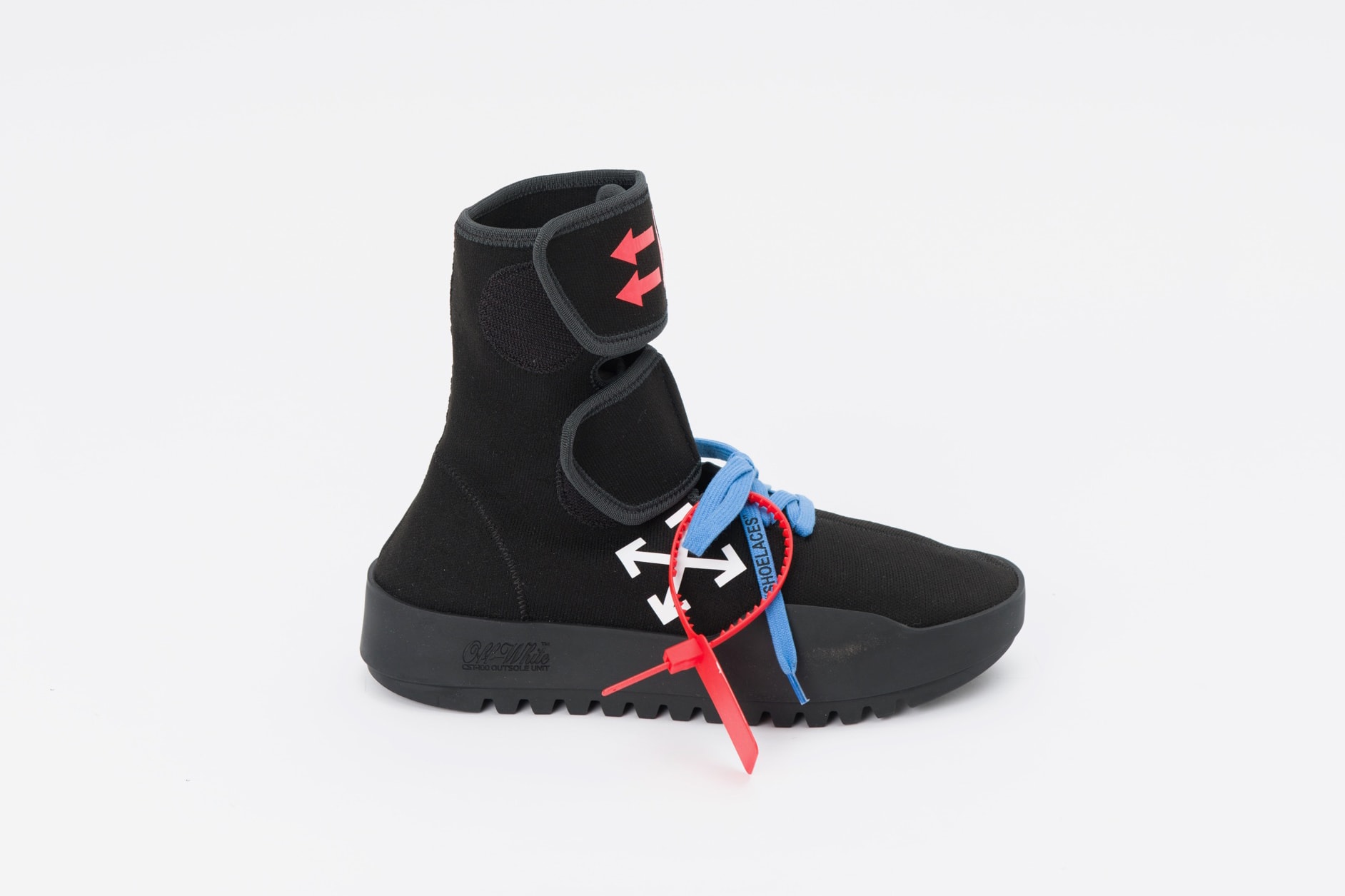 Off-White™'s New Scuba Boot Sneakers Footwear Shoes Laces Zip Tie