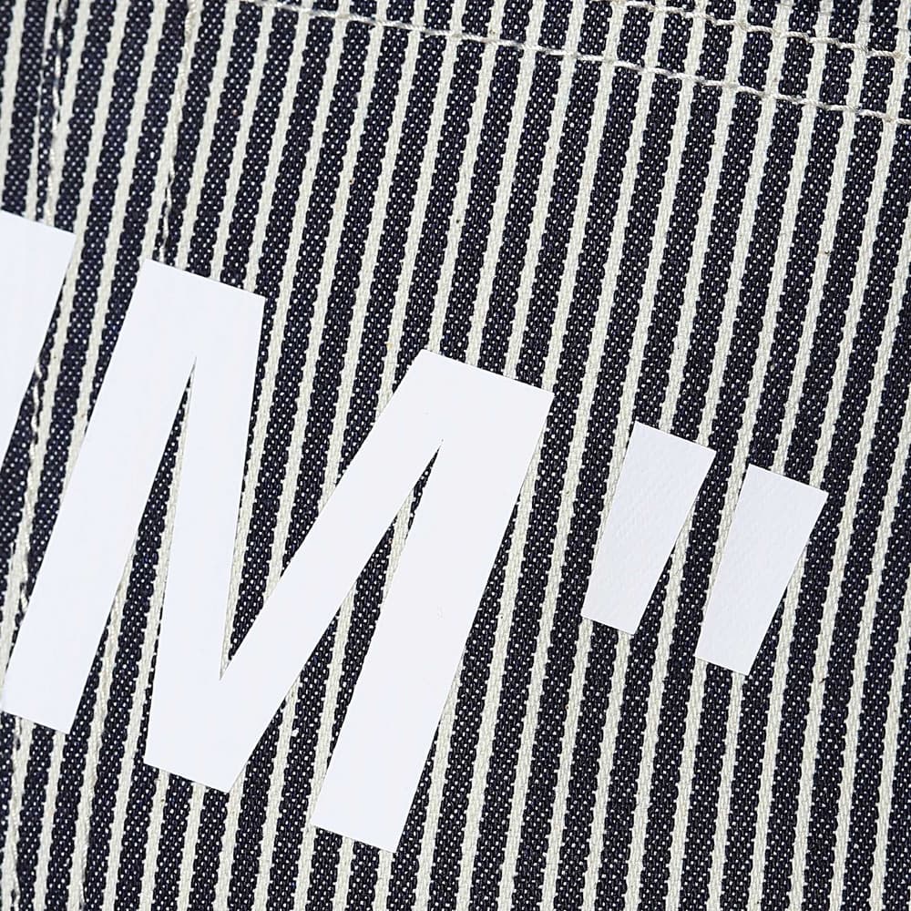 Off-White™ Drops Striped "DENIM" Pants Virgil Abloh Statement Trousers Jeans White Blue