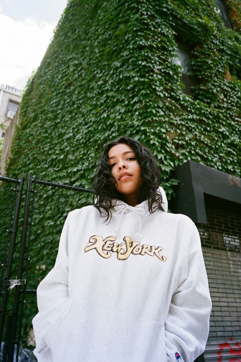 ONLY NY x New York Magazine Collaboration Bubble Logo Hoody Ash Grey