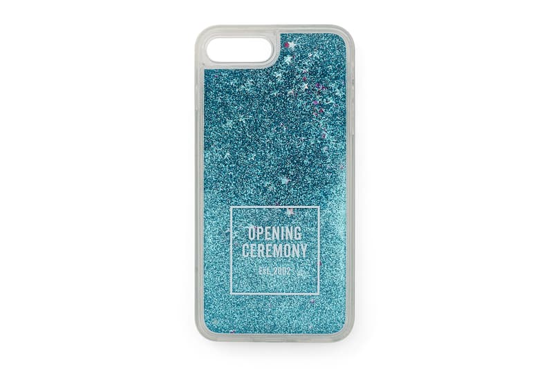 Opening Ceremony Pink Blue Glitter Waterfall Apple iPhone 8 Plus Case