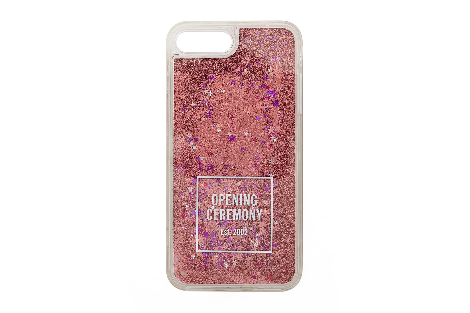 Opening Ceremony Pink Blue Glitter Waterfall Apple iPhone 8 Plus Case