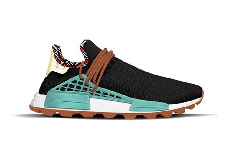 Pharrell Williams x adidas Originals Hu NMD Inspiration Pack Black Clear Blue Orange