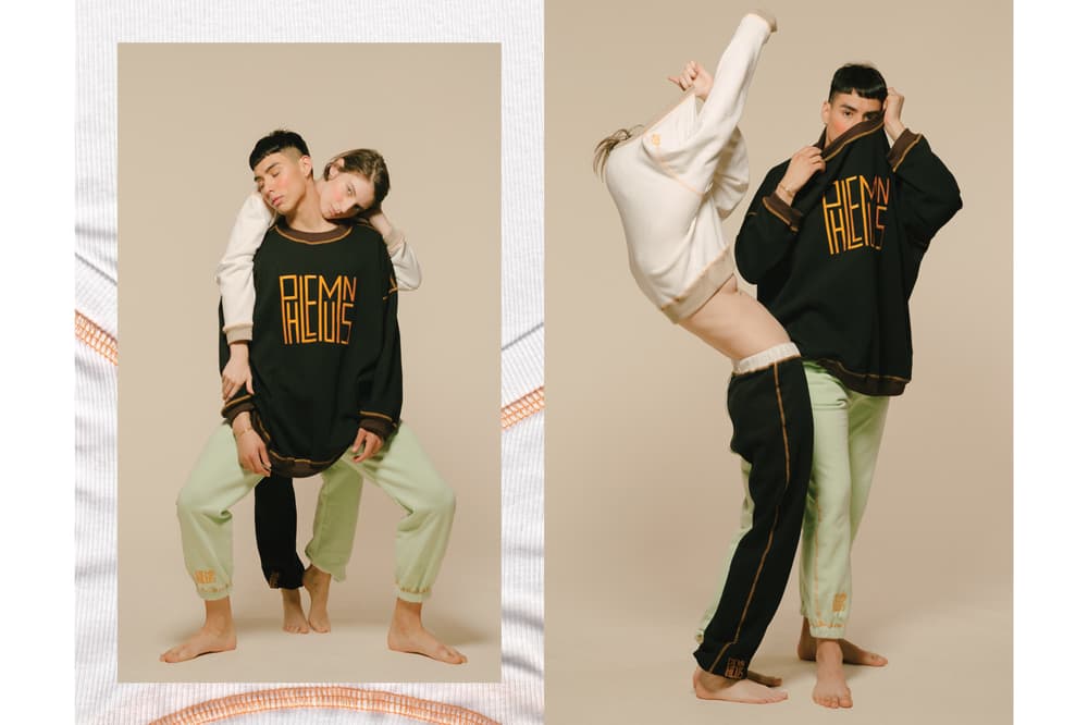 PHLEMUNS Nonbasics Lookbook Sweatshirts Pants Black Green